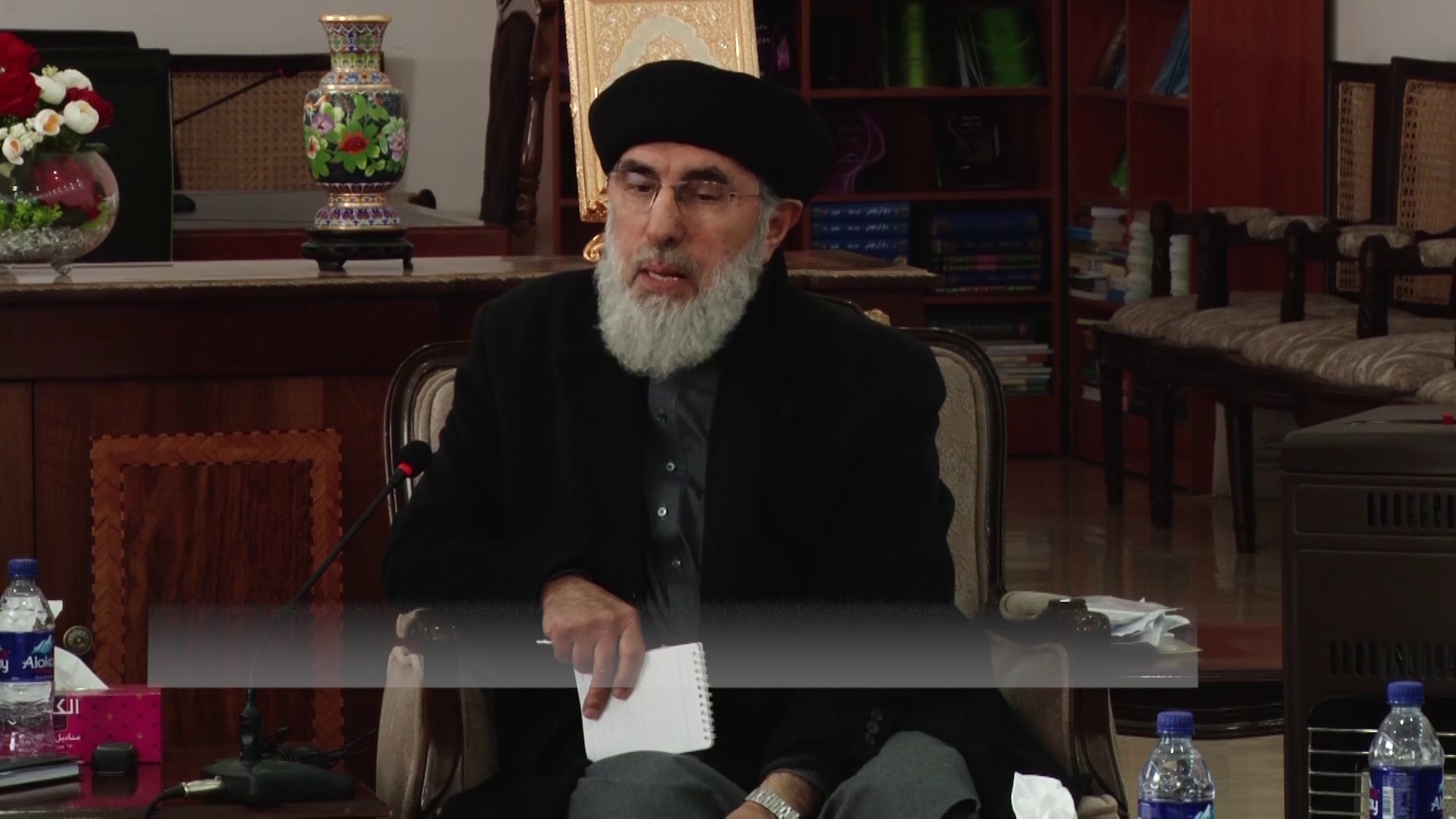 “Lets get together and find out a solution to the conflict through intra-Afghan talks,” said Hekmatyar.